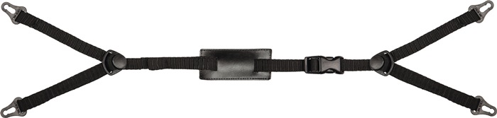 VOSS Gabelkinnriemen  passend für VOSS Schutzhelme Textilband, schwarz m.Schnellverschluss+4-Punkt-Aufh. 600 mm 10 Stück