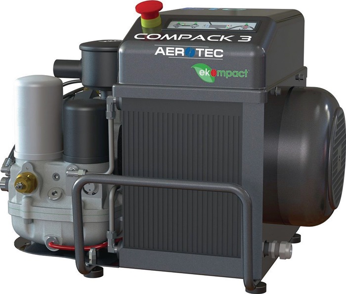 AEROTEC Schraubenkompressor Aerotec COMPACK 3 10 bar 360 l/min 400 V50 Hz 3 kW