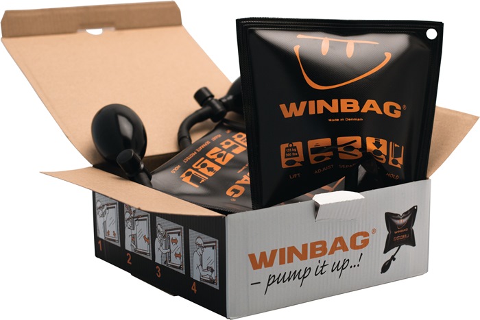 Montagekissen Winbag 135 kg Kunststoff schwarz