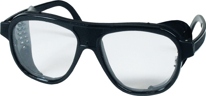 SCHMERLER Schutzbrille  EN 166 Bügel schwarz, Scheibe klar Nylon, Kunststoff