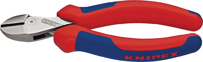 Knipex Kompaktseitenschneider X-Cut® 73 05 160 Länge 160 mm Kopf verchromt mit Mehrkomponenten-Hüllen
