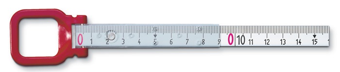 BMI Rahmenbandmaß ERGOLINE Länge 50 m Bandbreite 13 mm B mm/cm EG II Aluminium gelb Stahlmaßband