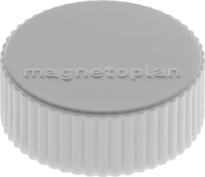 MAGNETOPLAN Magnet Super Ø 34 mm grau 10 Stück