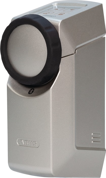 ABUS Elektronisches Türschloss CFA3100 S App/Code/Fingerscan/Tastendruck silber