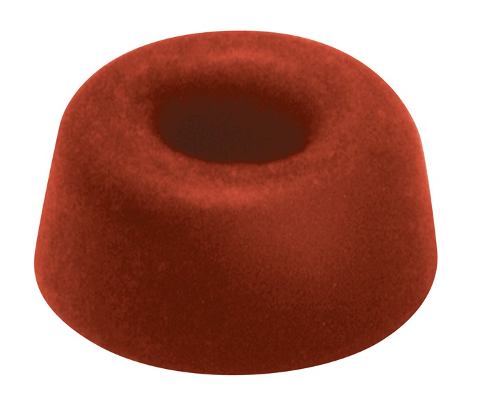 Klosettsitzpuffer  Ø 21 mm Höhe 10 mm Gummi rot 100 Stück