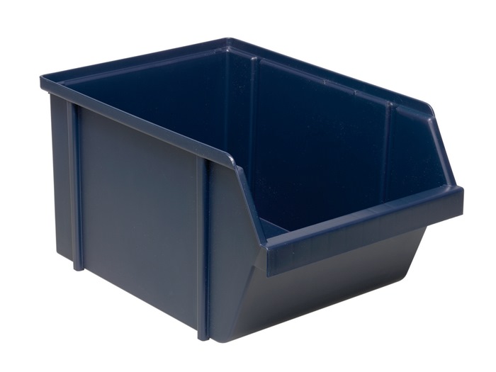 RAACO Sichtbox Sichtbox 2x8-1800 B.256xT.365xH.200mm dkl.-blau a.PP für Art.Nr.795604,795745,795684