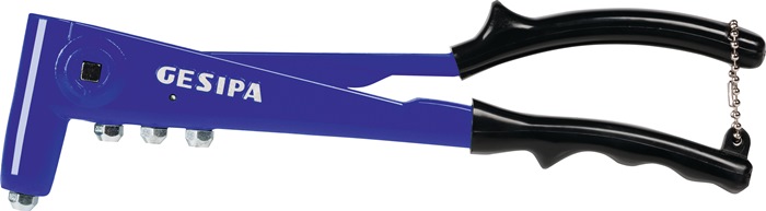 GESIPA Handblindnietsetzgerät NTS Länge 275 mm Arbeitsbereich 2,4 - 5 mm mit Öffnungsfeder