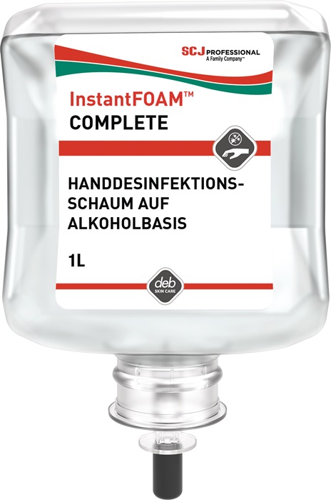 STOKO Schaum-Handdesinfektionsmittel InstantFOAM® Complete 1 l  EN1499, EN14476, EN14348