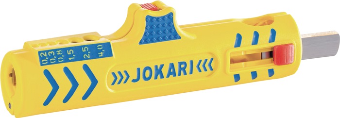 JOKARI Abmantelungswerkzeug Secura No. 15 Gesamtlänge 124 mm Arbeitsbereich Ø 8,0 - 13,0 mm 0,2 - 4,0 (Litze) mm²