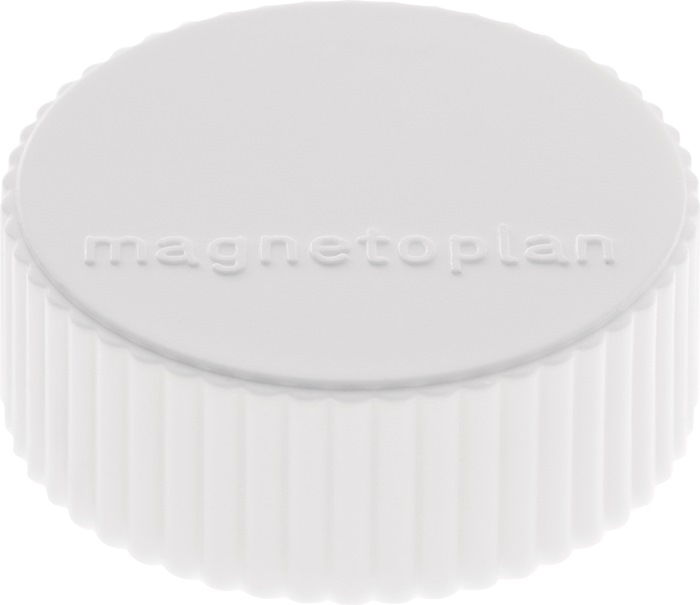 MAGNETOPLAN Magnet Super Ø 34 mm weiß 10 Stück