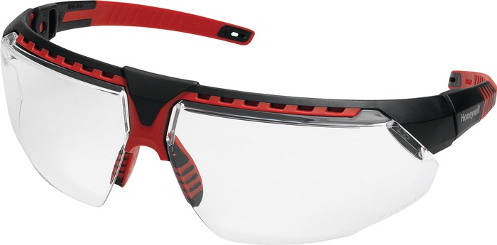 HONEYWELL Schutzbrille Avatar™ EN 166 Bügel schwarz/rot, Hydro-Shield klar