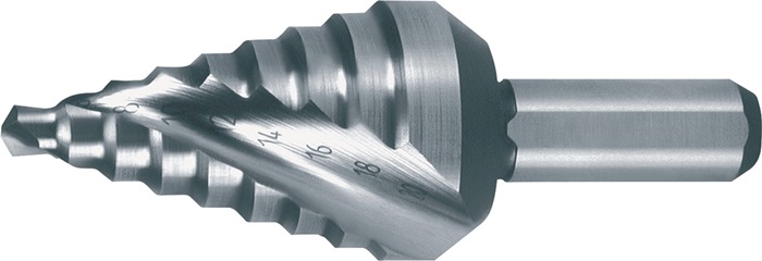 RUKO Stufenbohrer  Bohrbereich 4-20 mm HSS spiralgenutet Schneidenanzahl 2