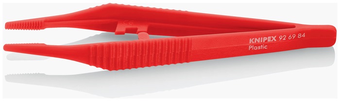 Knipex Kunststoffpinzette 92 69 84 Länge 130 mm gerade Spitzenbreite 3,5 mm
