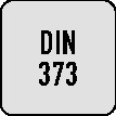 PROMAT Flachsenker DIN 373 M3 Gütegrad mittel für Durchgangsloch HSS 3 Schneiden